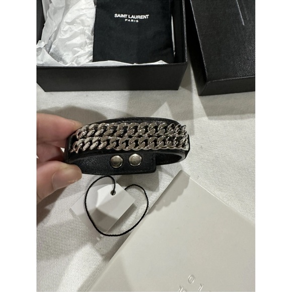Saint Laurent Men’s Double Chain Thick M/L adjustable double buckle attachment - Picture 2 of 6